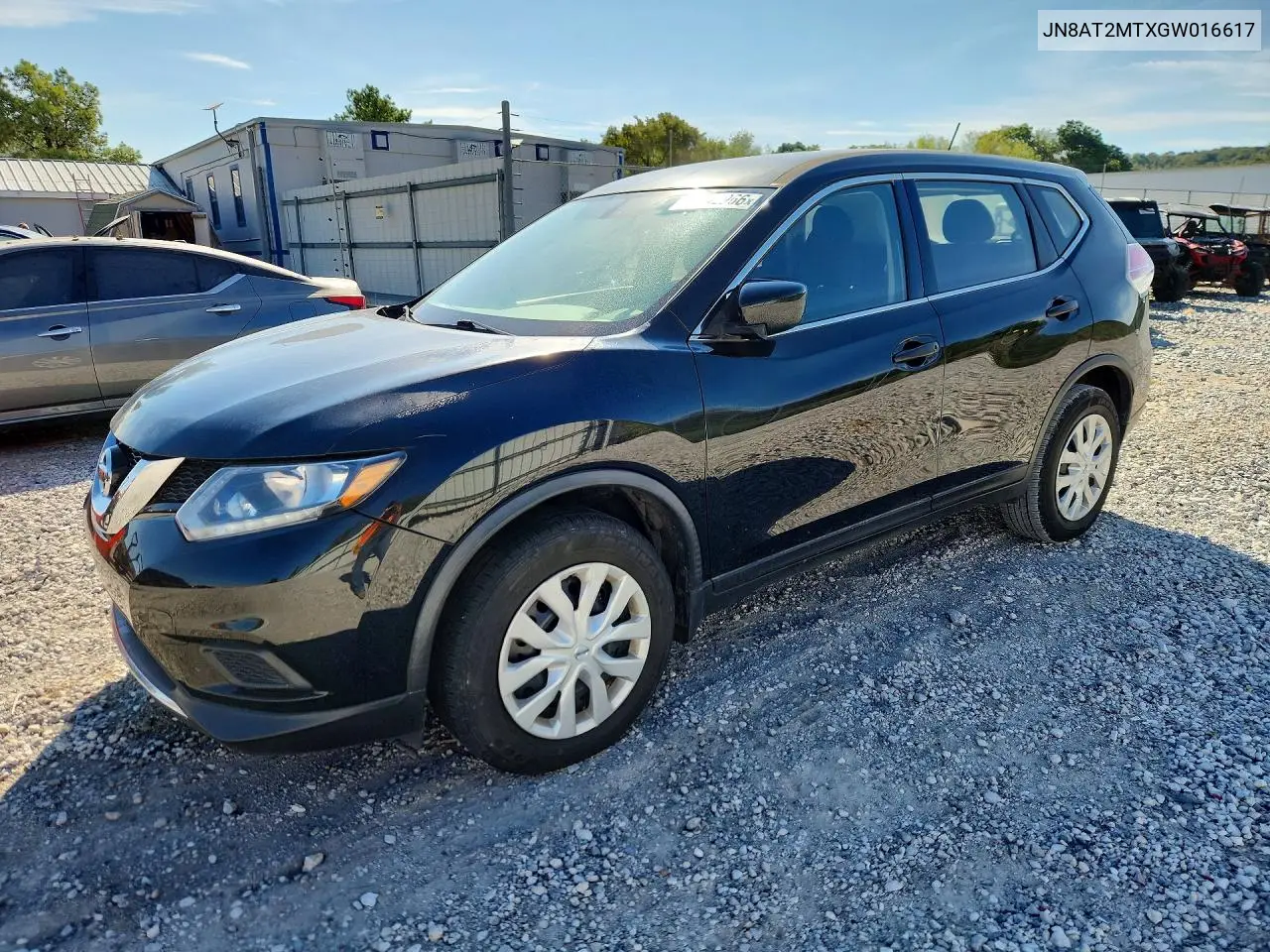NISSAN ROGUE 2016, VIN JN8AT2MTXGW016617