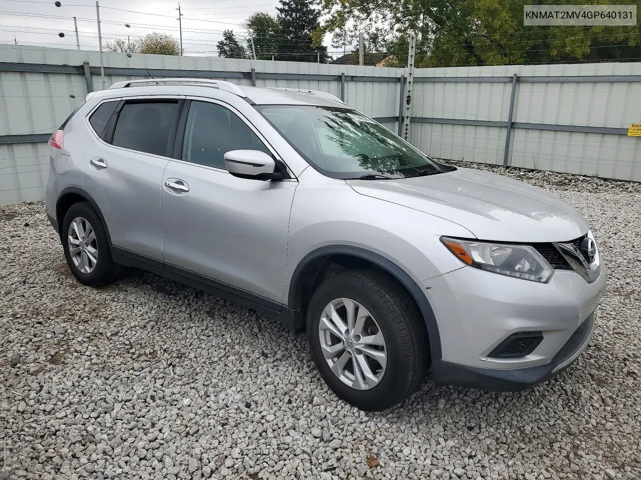 2016 NISSAN ROGUE VIN KNMAT2MV4GP640131 — фото 4