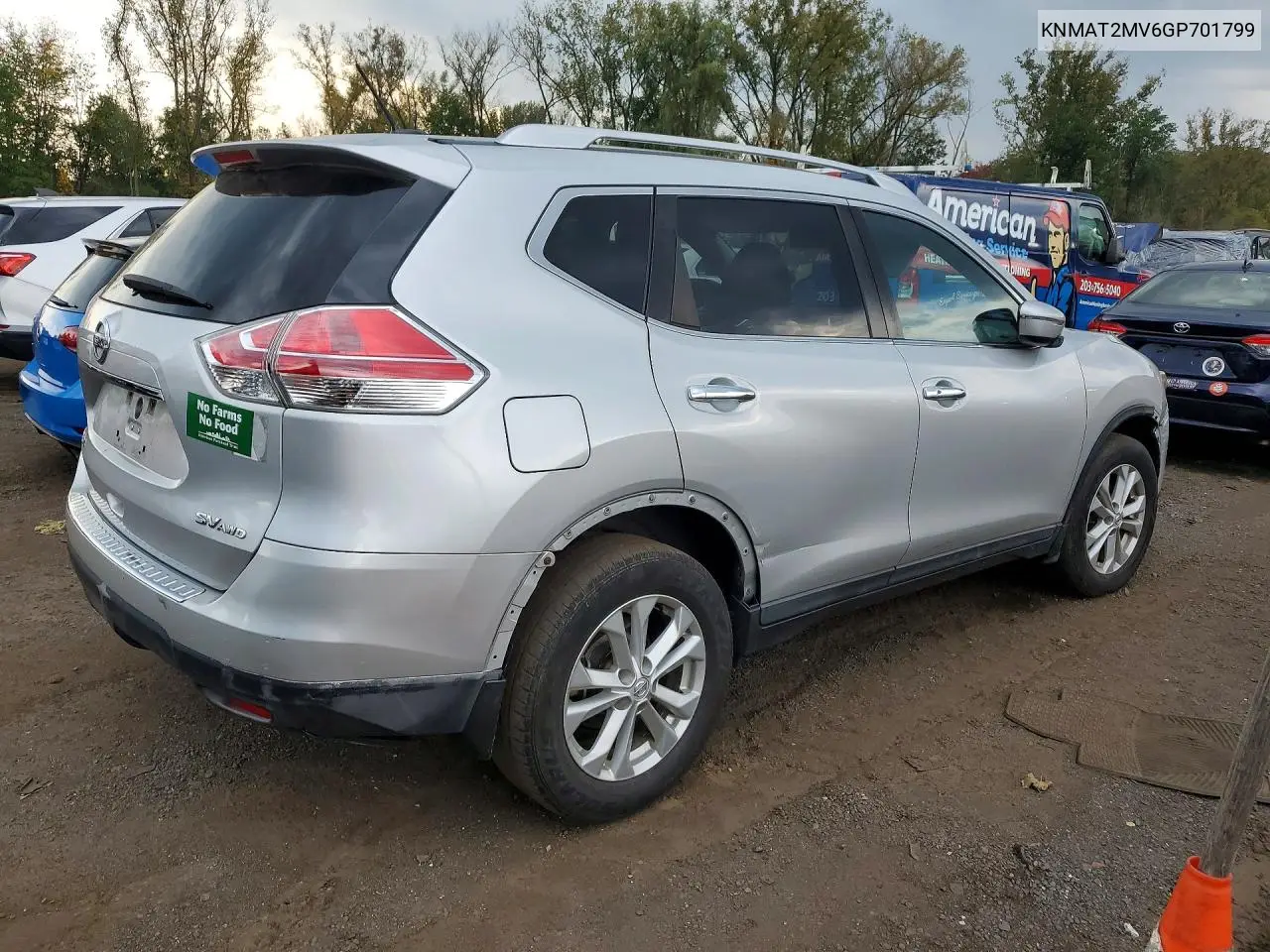 2016 NISSAN ROGUE VIN KNMAT2MV6GP701799 — фото 3