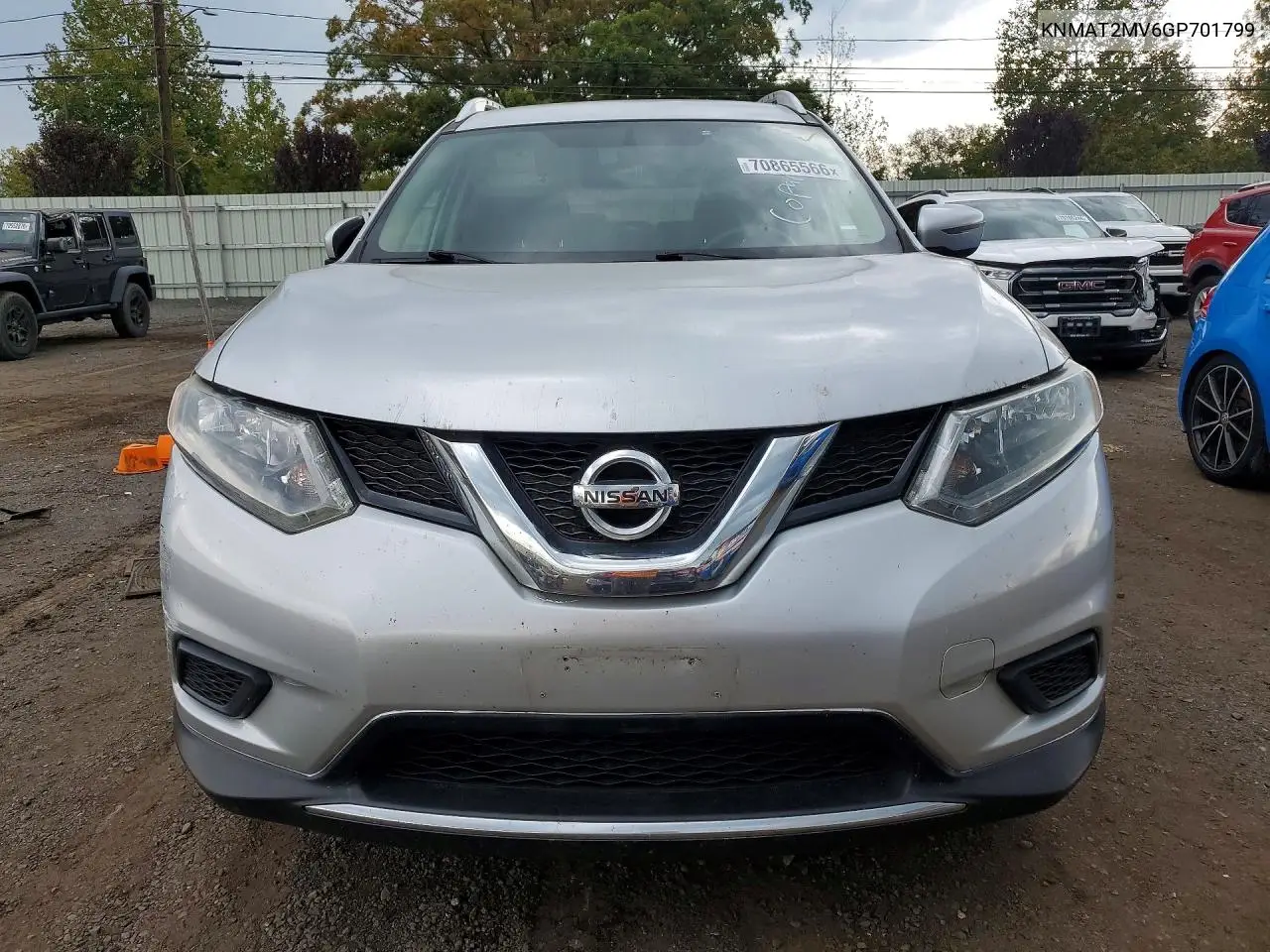 2016 NISSAN ROGUE VIN KNMAT2MV6GP701799 — фото 5