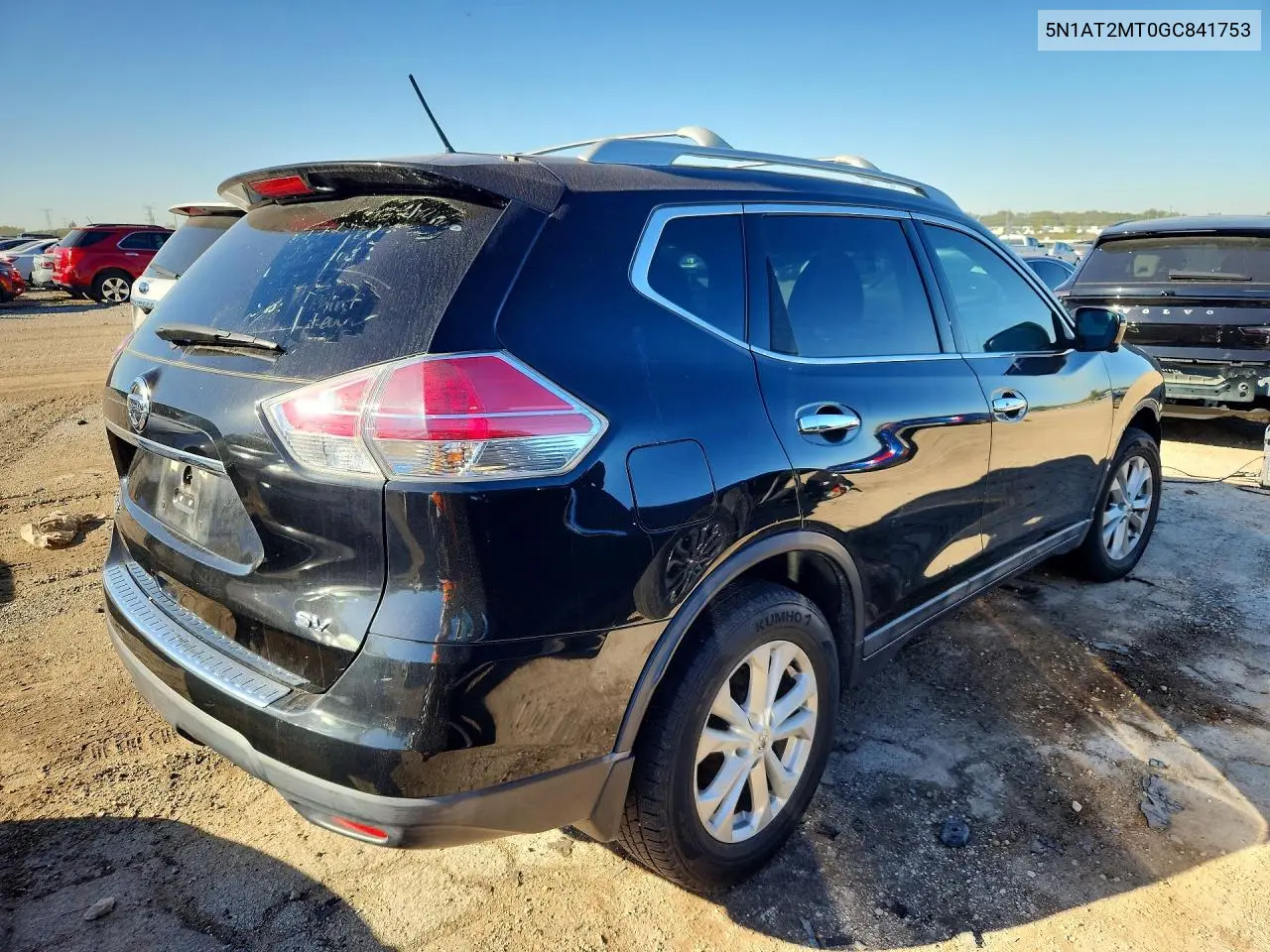 2016 NISSAN ROGUE VIN 5N1AT2MT0GC841753 — фото 3