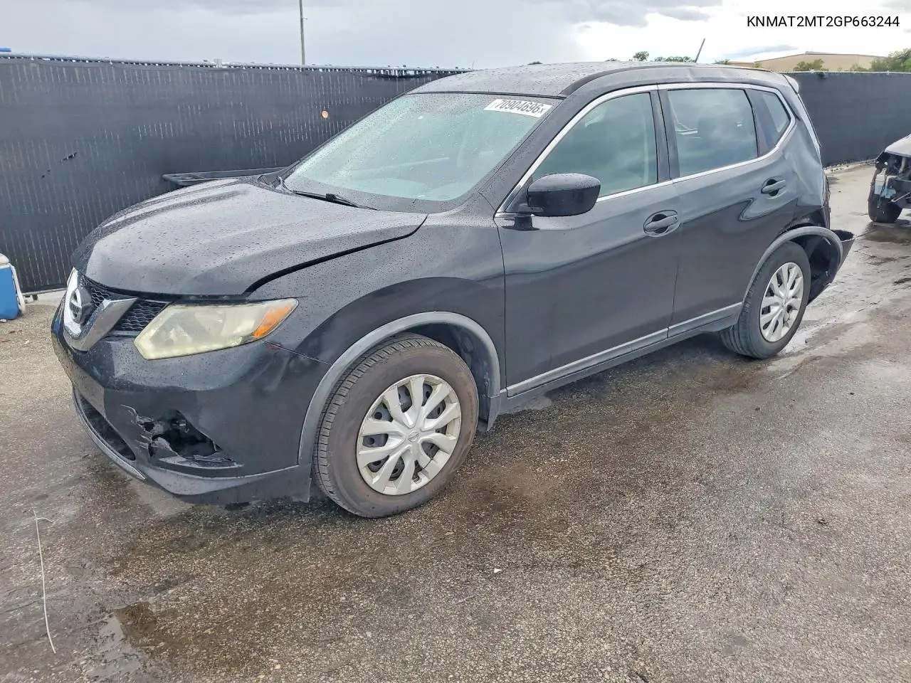 NISSAN ROGUE 2016, VIN KNMAT2MT2GP663244