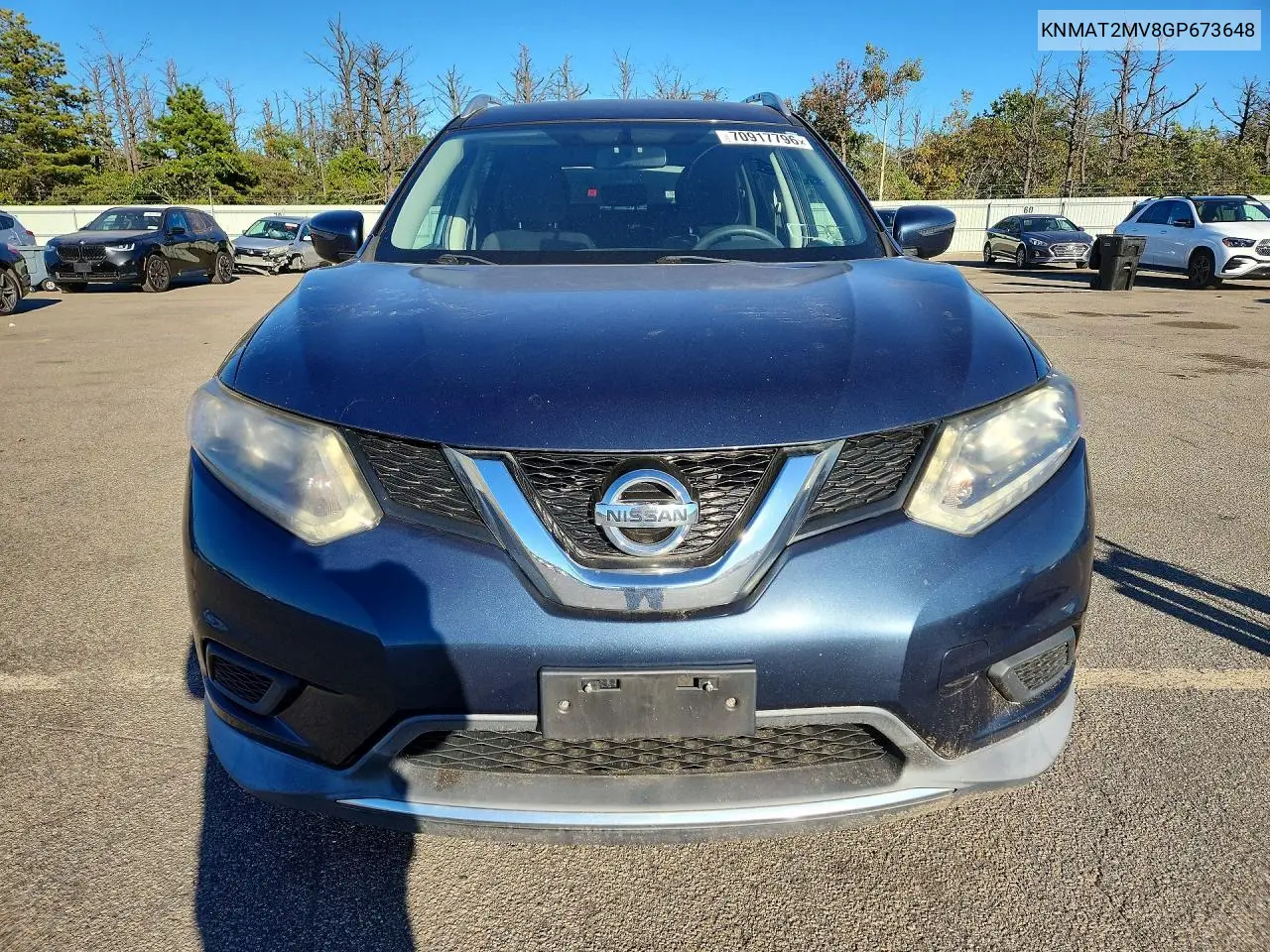 2016 NISSAN ROGUE VIN KNMAT2MV8GP673648 — фото 5