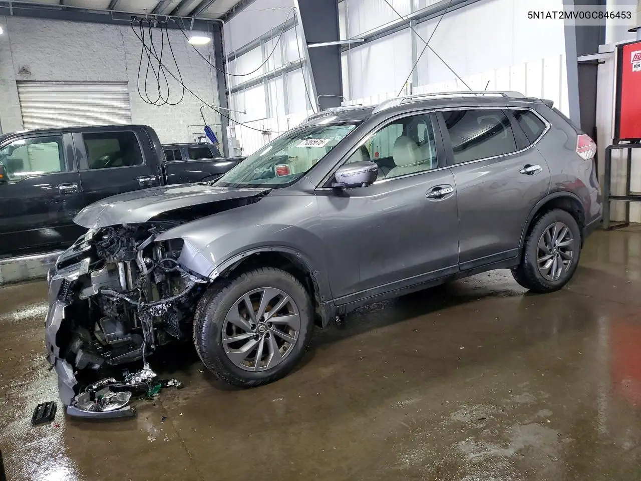NISSAN ROGUE 2016, VIN 5N1AT2MV0GC846453