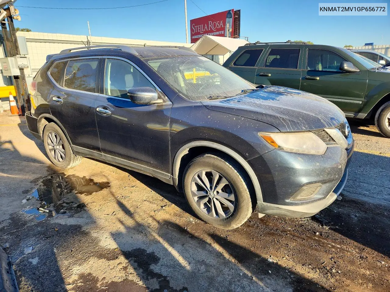 2016 NISSAN ROGUE VIN KNMAT2MV1GP656772 — фото 4