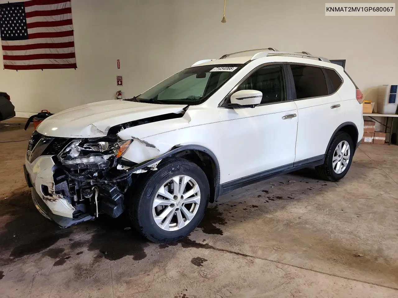 NISSAN ROGUE 2016, VIN KNMAT2MV1GP680067