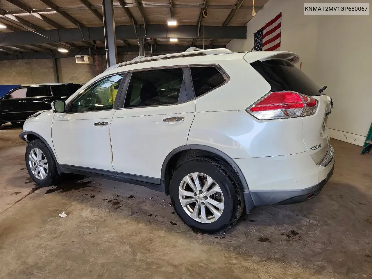 2016 NISSAN ROGUE VIN KNMAT2MV1GP680067 — фото 2