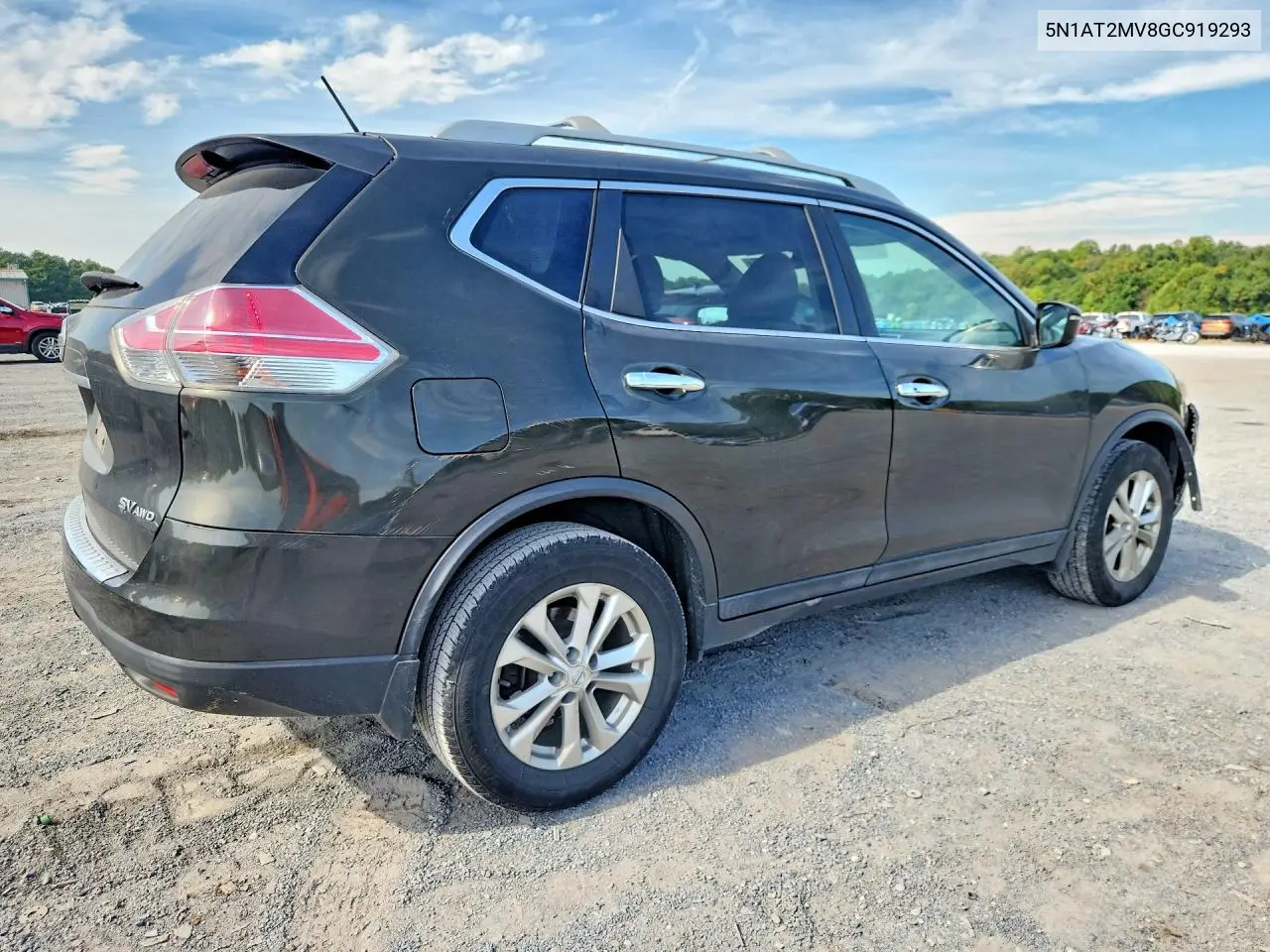 2016 NISSAN ROGUE VIN 5N1AT2MV8GC919293 — фото 3