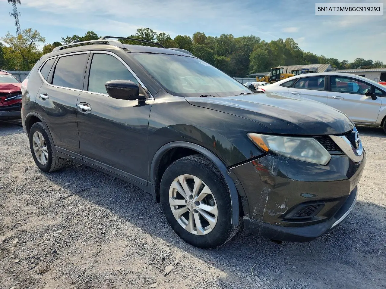 2016 NISSAN ROGUE VIN 5N1AT2MV8GC919293 — фото 4