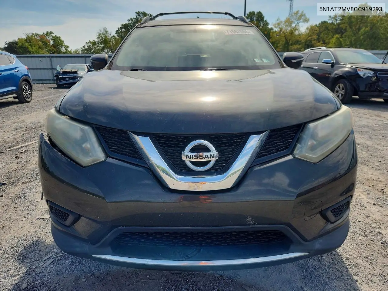 2016 NISSAN ROGUE VIN 5N1AT2MV8GC919293 — фото 5