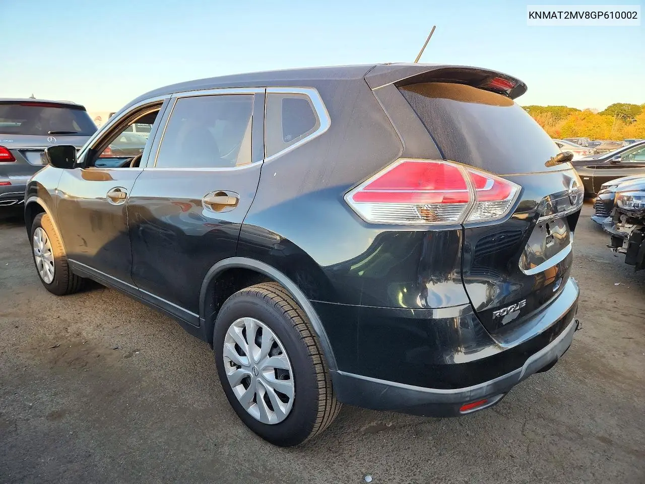 2016 NISSAN ROGUE VIN KNMAT2MV8GP610002 — фото 2