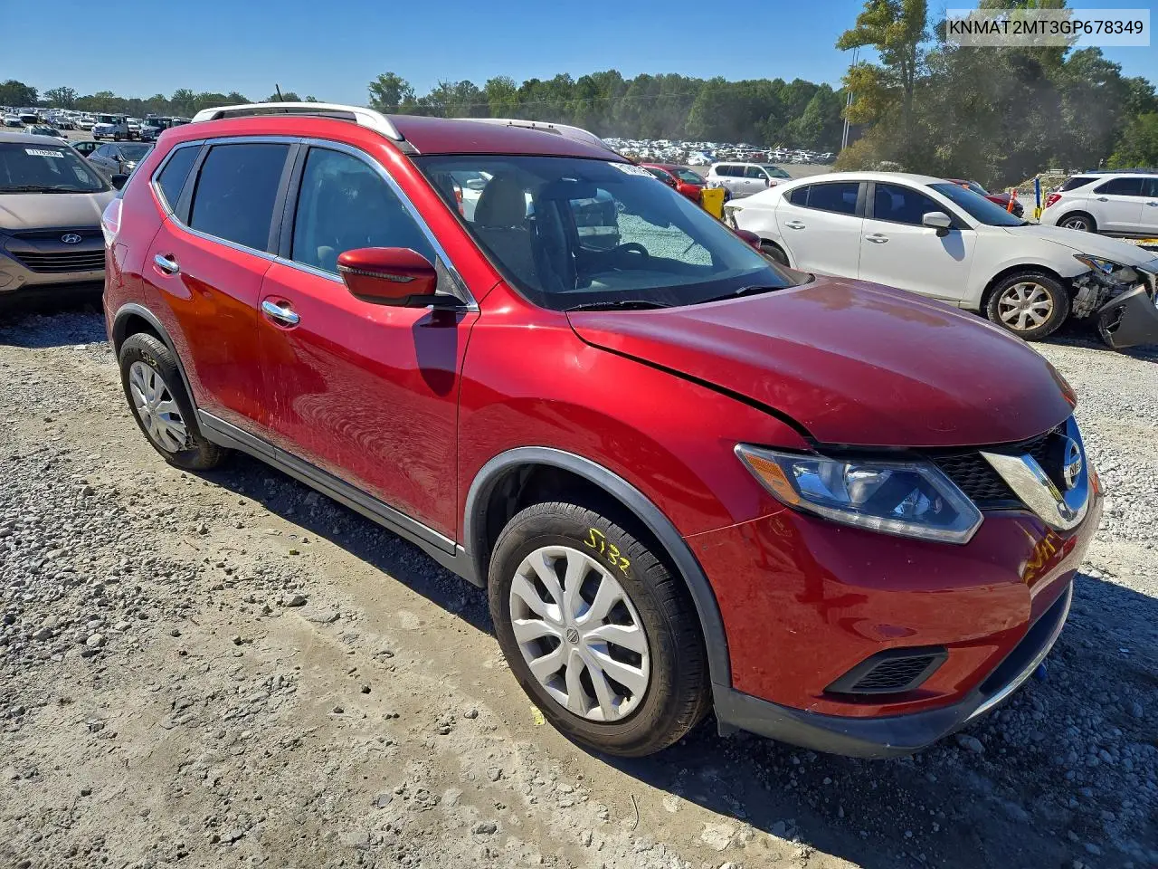 2016 NISSAN ROGUE VIN KNMAT2MT3GP678349 — фото 4