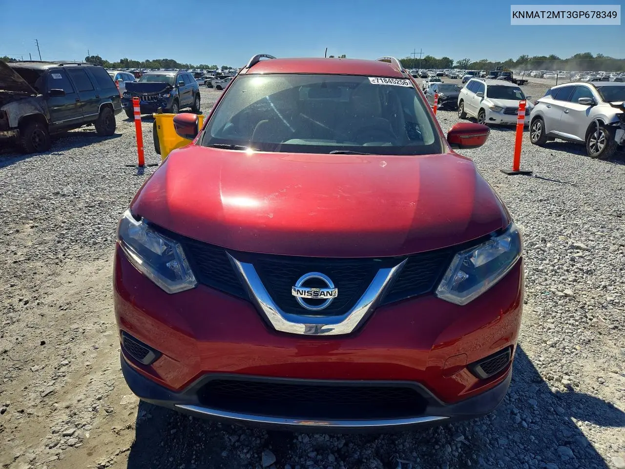 2016 NISSAN ROGUE VIN KNMAT2MT3GP678349 — фото 5