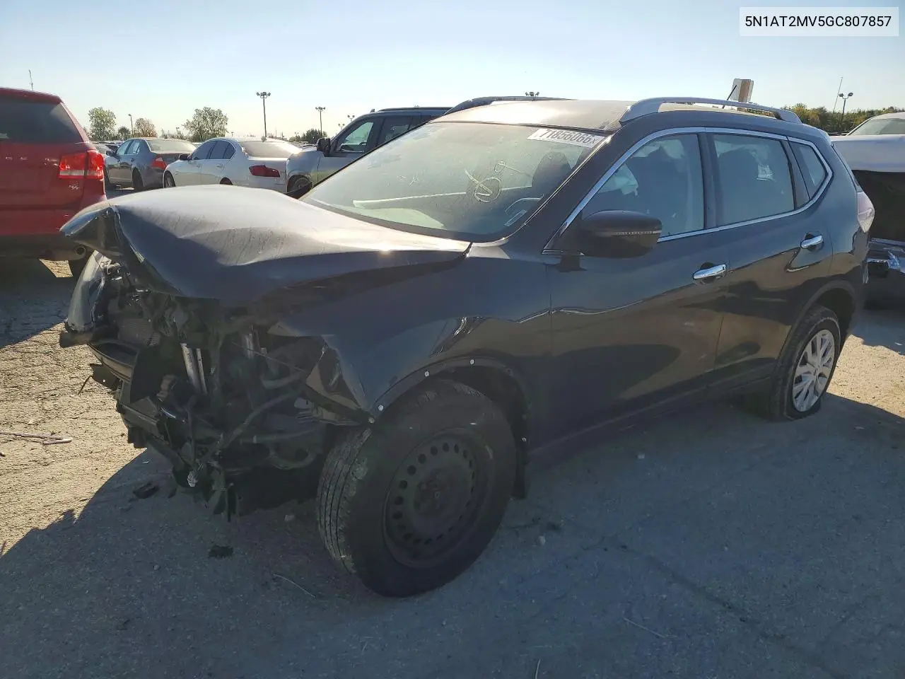 NISSAN ROGUE 2016, VIN 5N1AT2MV5GC807857
