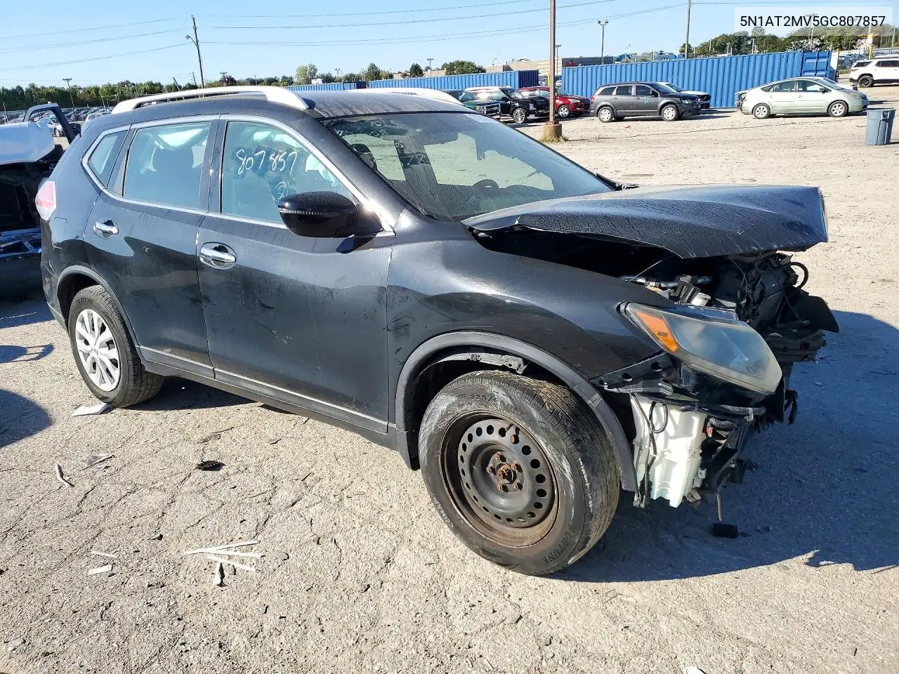 2016 NISSAN ROGUE VIN 5N1AT2MV5GC807857 — фото 4
