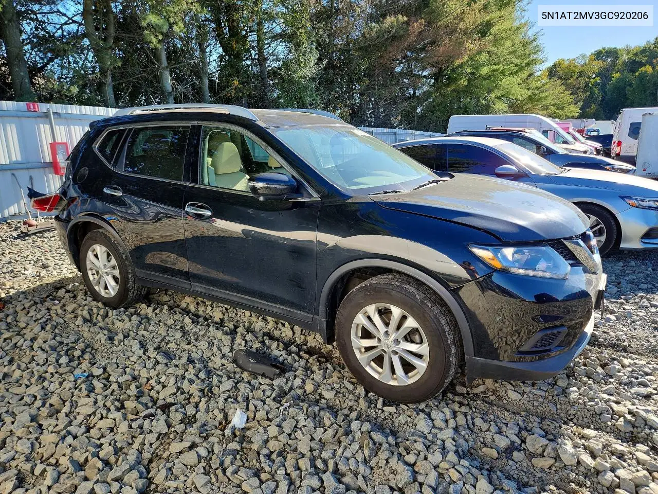 2016 NISSAN ROGUE VIN 5N1AT2MV3GC920206 — фото 4