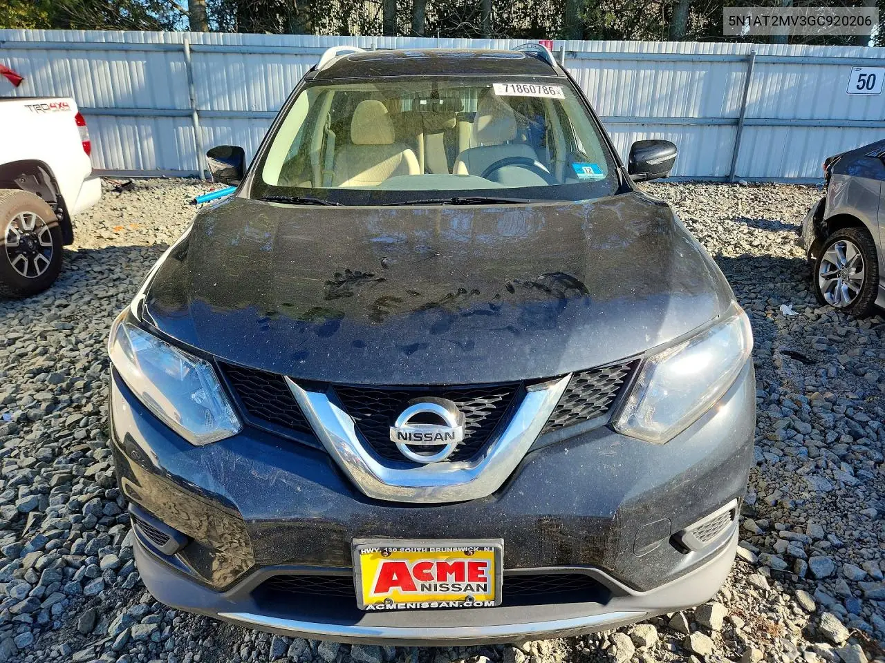 2016 NISSAN ROGUE VIN 5N1AT2MV3GC920206 — фото 5