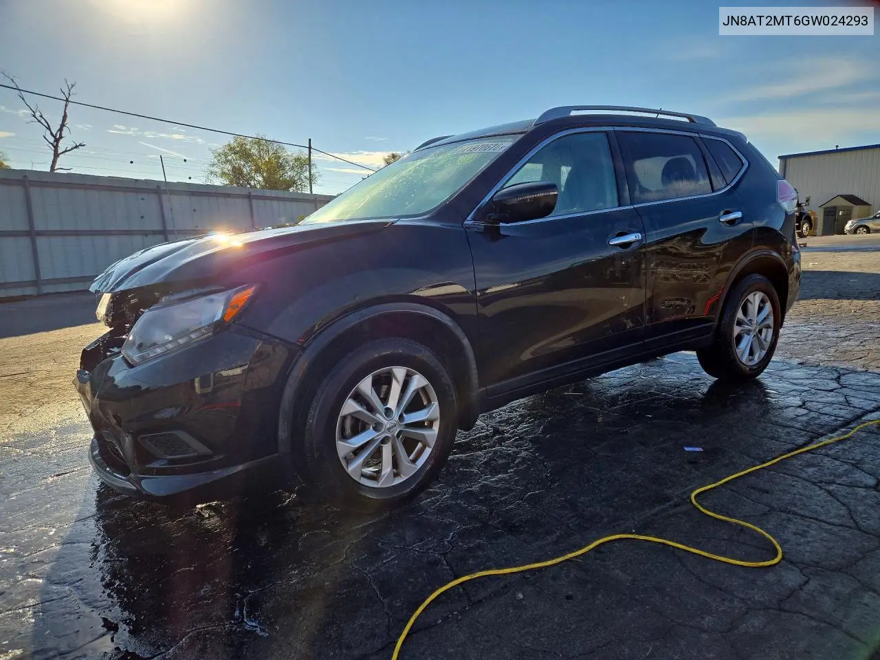 NISSAN ROGUE 2016, VIN JN8AT2MT6GW024293