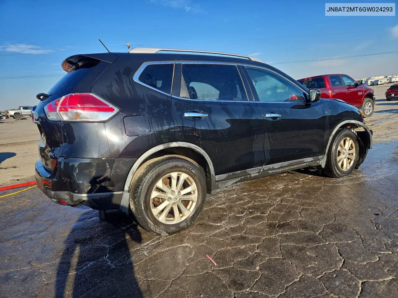 2016 NISSAN ROGUE VIN JN8AT2MT6GW024293 — фото 3