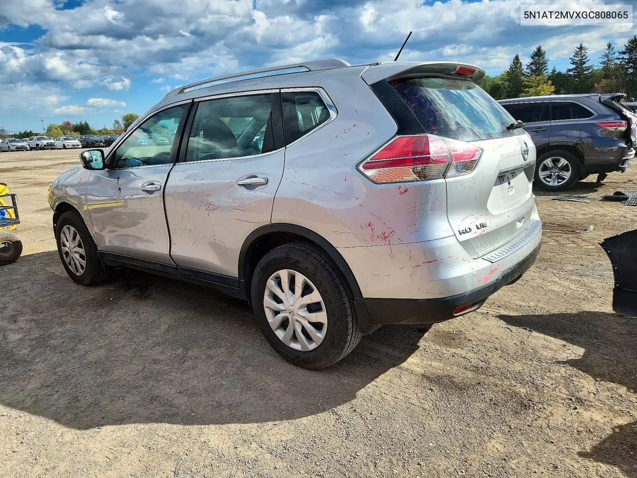 2016 NISSAN ROGUE VIN 5N1AT2MVXGC808065 — фото 2