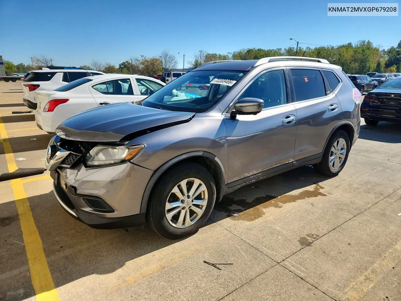 NISSAN ROGUE 2016, VIN KNMAT2MVXGP679208