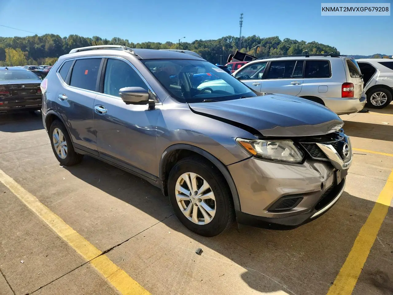 2016 NISSAN ROGUE VIN KNMAT2MVXGP679208 — фото 4