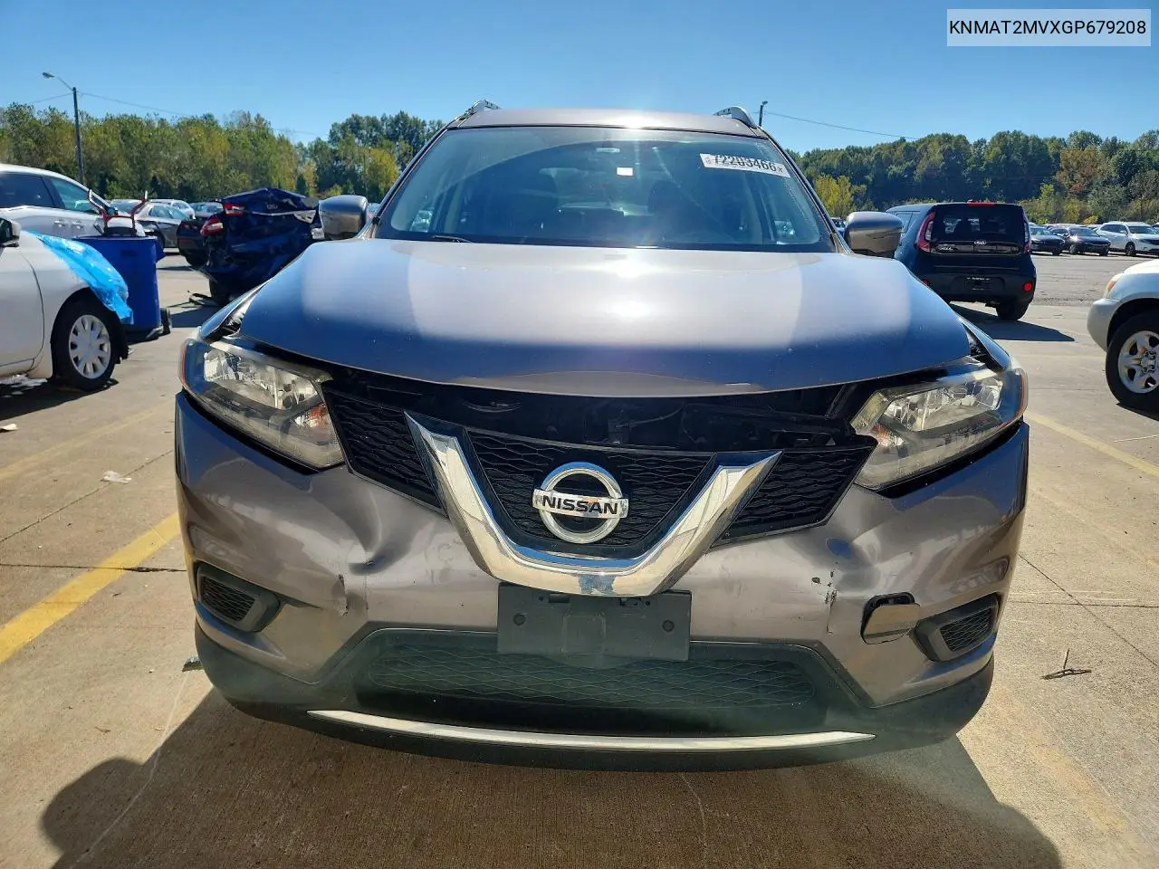 2016 NISSAN ROGUE VIN KNMAT2MVXGP679208 — фото 5