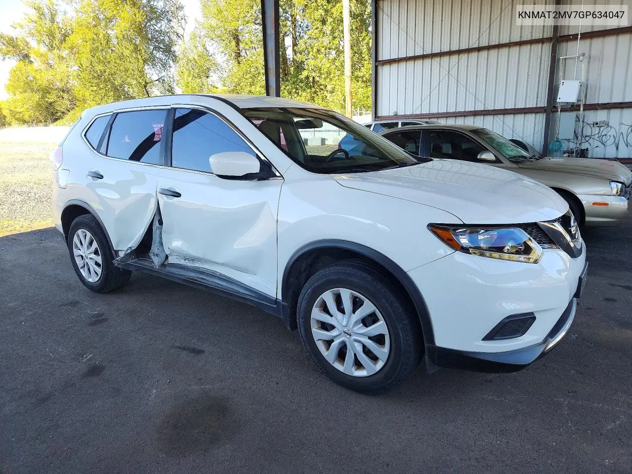 2016 NISSAN ROGUE VIN KNMAT2MV7GP634047 — фото 4