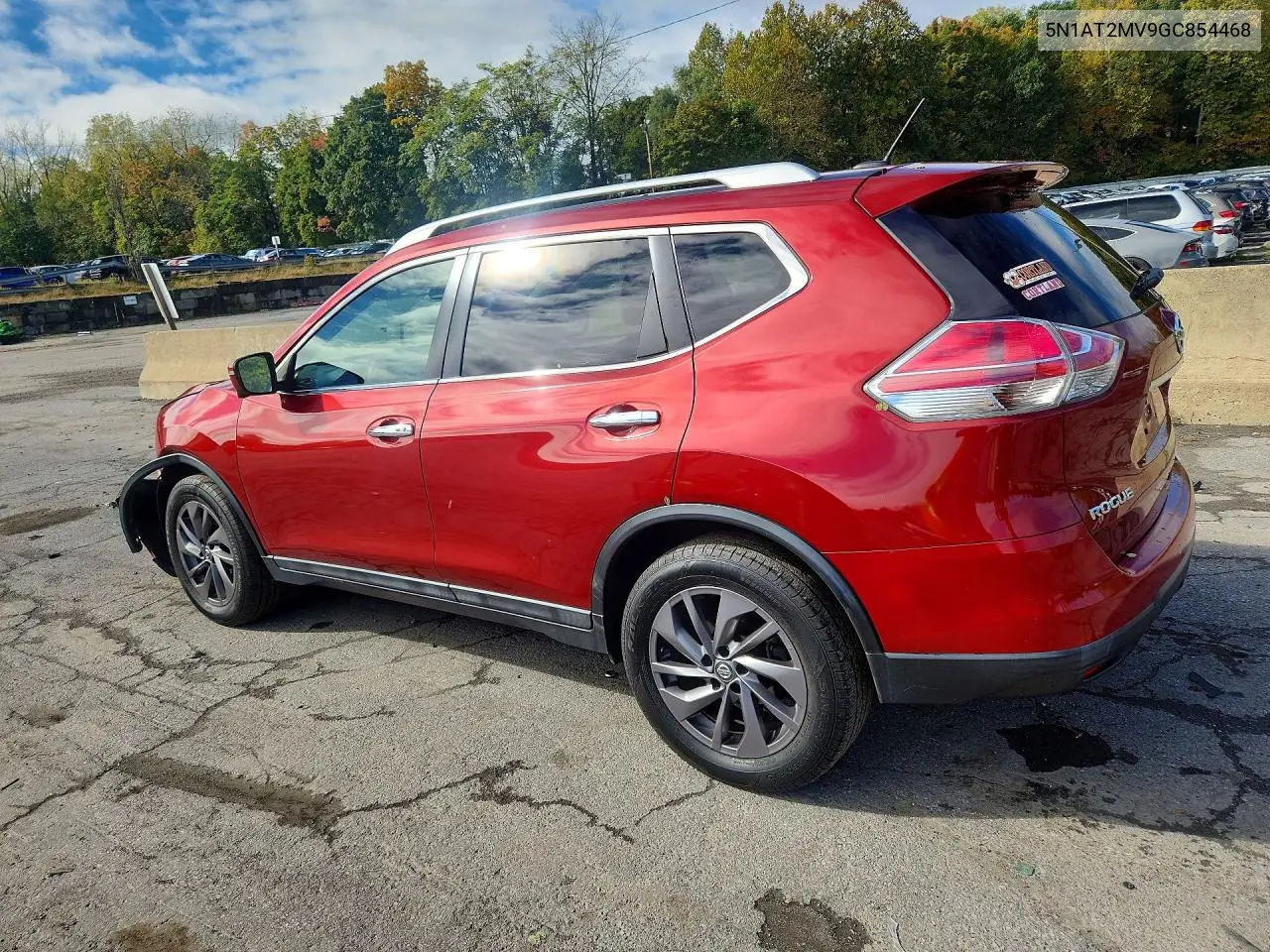 2016 NISSAN ROGUE VIN 5N1AT2MV9GC854468 — фото 2