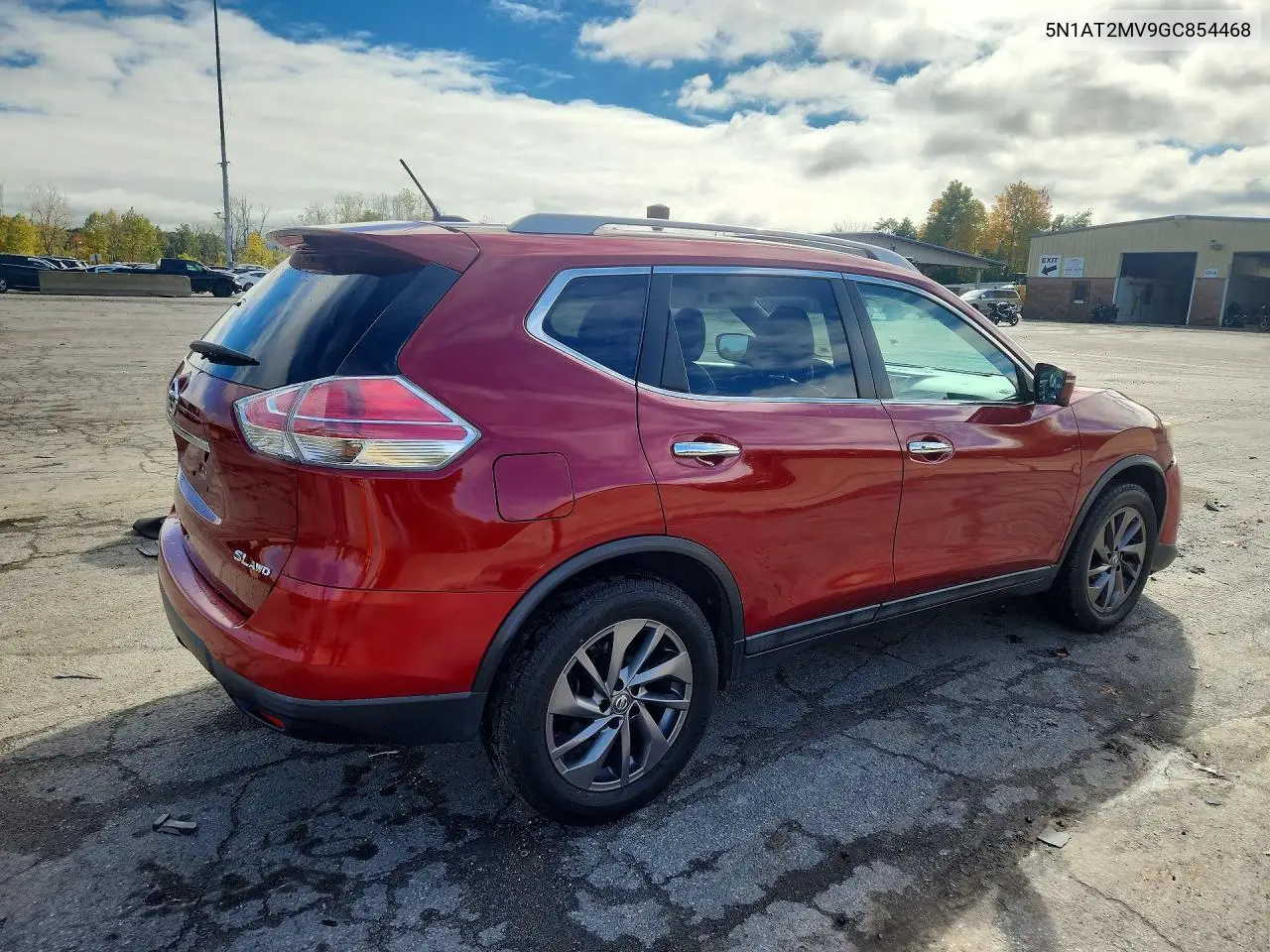 2016 NISSAN ROGUE VIN 5N1AT2MV9GC854468 — фото 3
