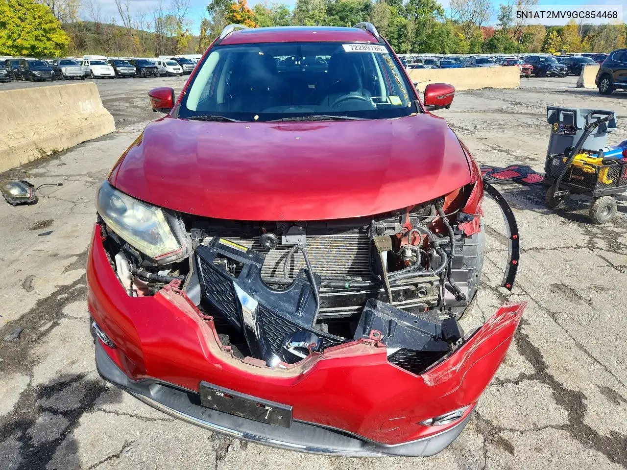 2016 NISSAN ROGUE VIN 5N1AT2MV9GC854468 — фото 5