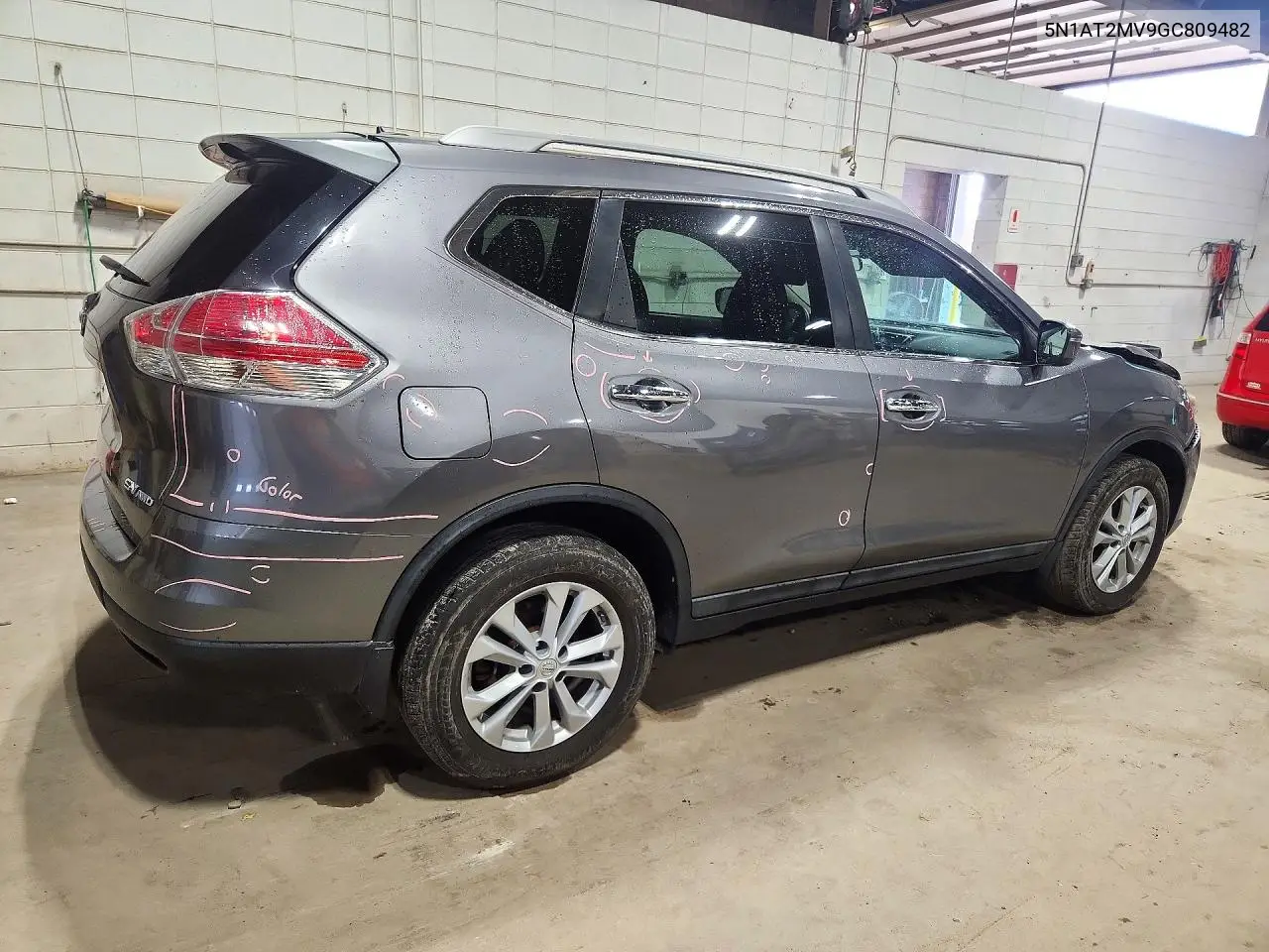 2016 NISSAN ROGUE VIN 5N1AT2MV9GC809482 — фото 3