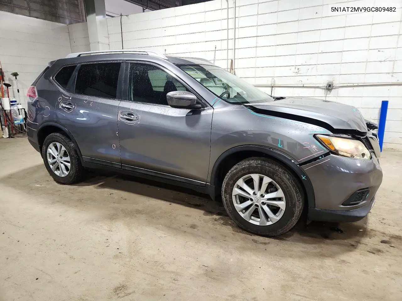 2016 NISSAN ROGUE VIN 5N1AT2MV9GC809482 — фото 4