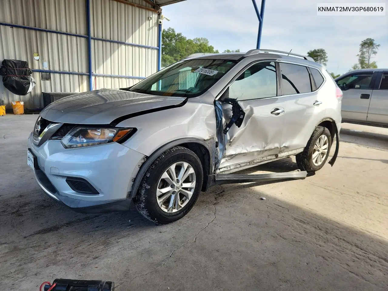 NISSAN ROGUE 2016, VIN KNMAT2MV3GP680619