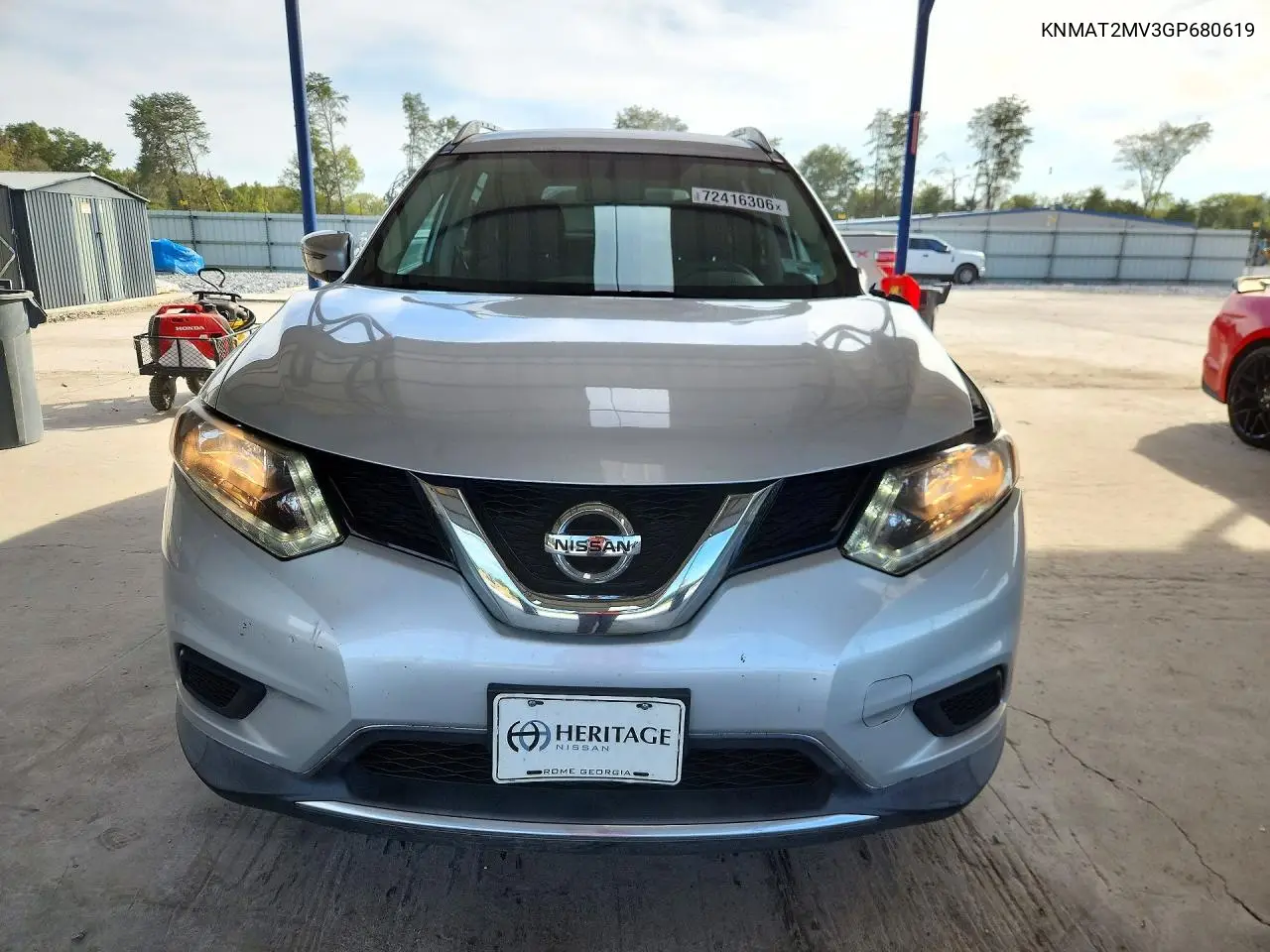 2016 NISSAN ROGUE VIN KNMAT2MV3GP680619 — фото 5
