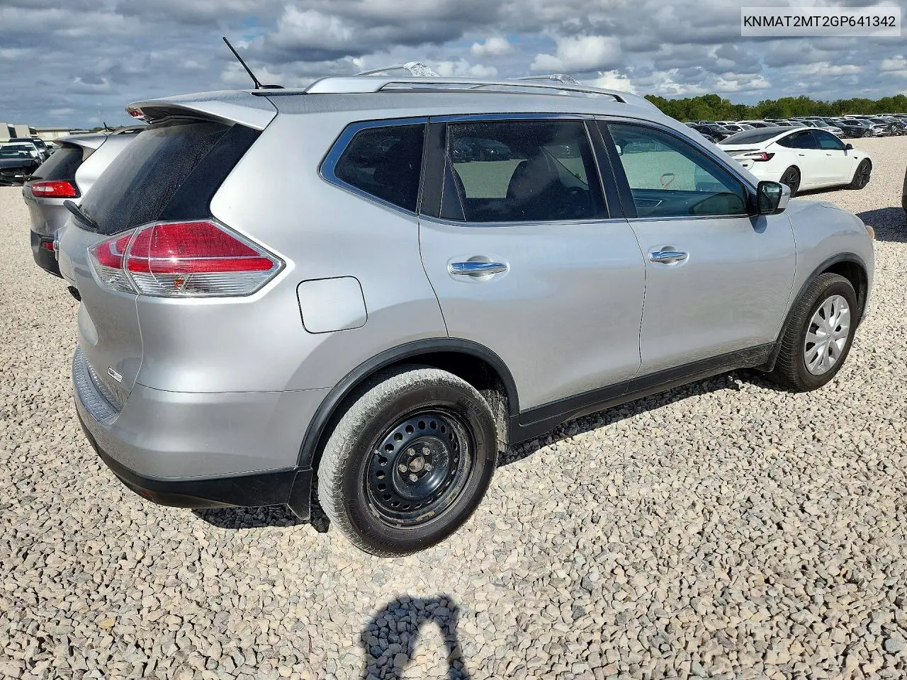 2016 NISSAN ROGUE VIN KNMAT2MT2GP641342 — фото 3