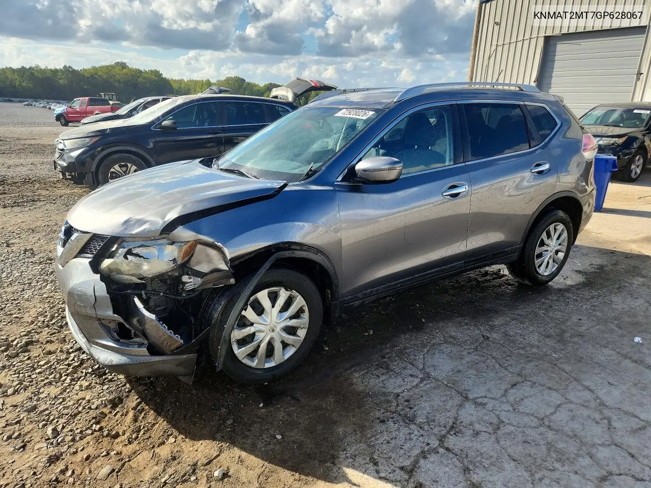 NISSAN ROGUE 2016, VIN KNMAT2MT7GP628067