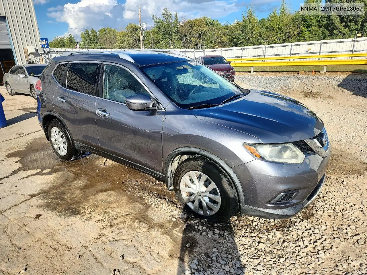 2016 NISSAN ROGUE VIN KNMAT2MT7GP628067 — фото 4
