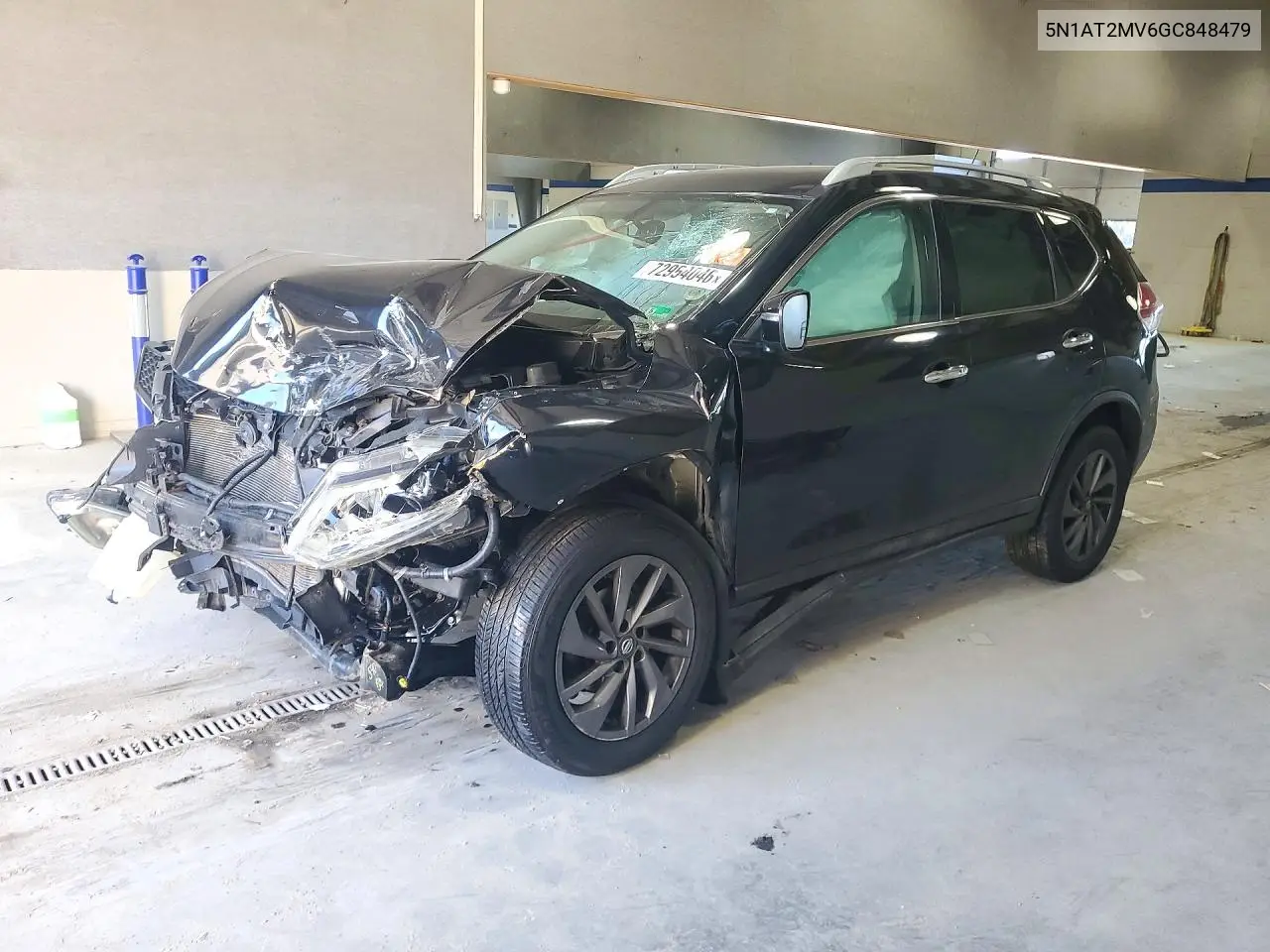 NISSAN ROGUE 2016, VIN 5N1AT2MV6GC848479