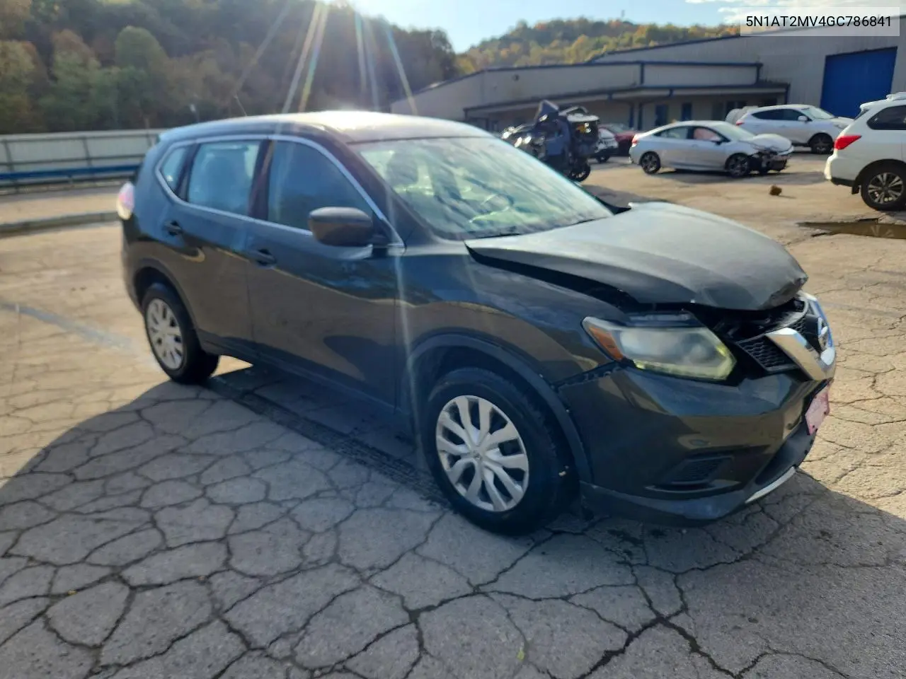 2016 NISSAN ROGUE VIN 5N1AT2MV4GC786841 — фото 4