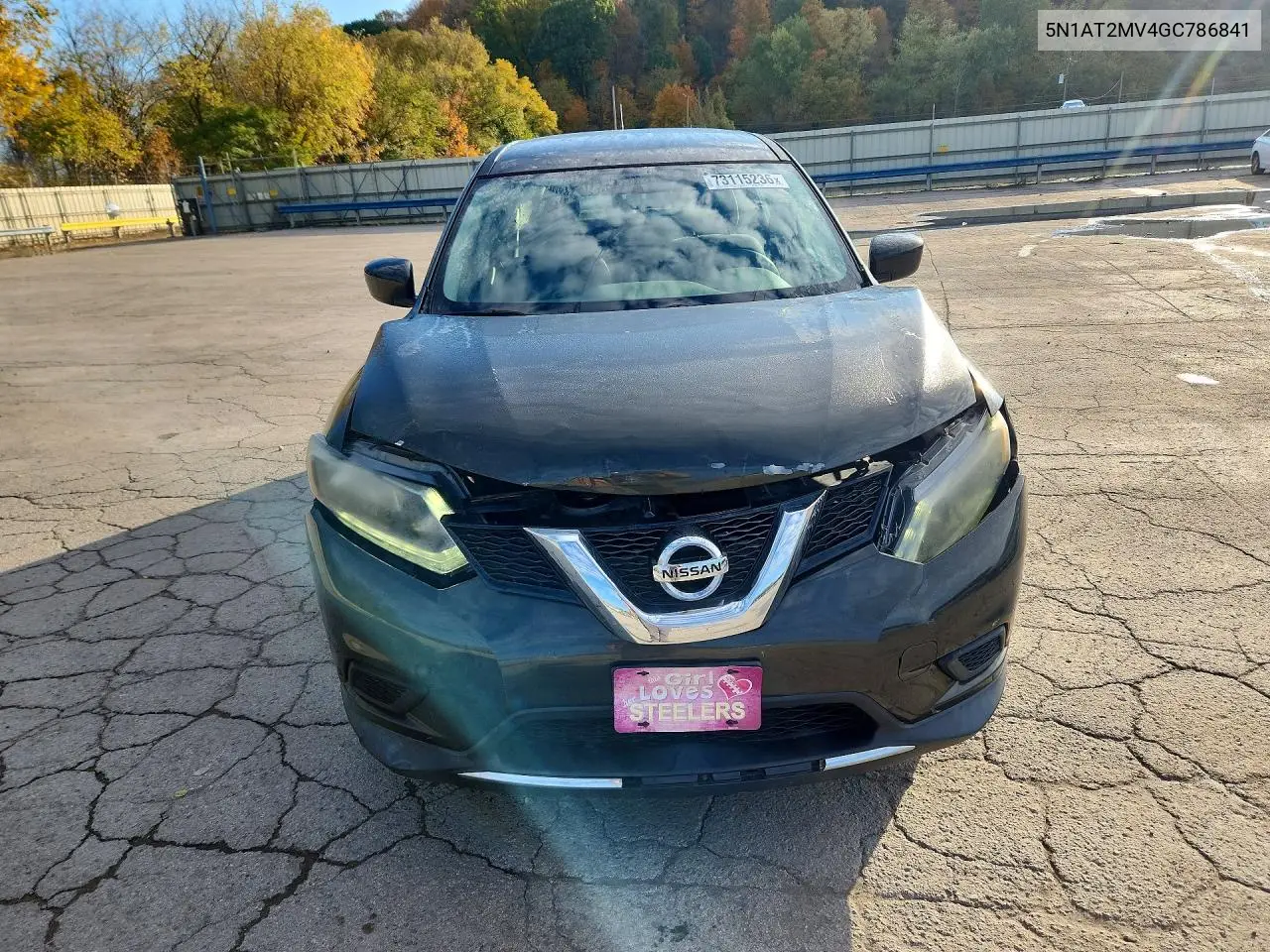 2016 NISSAN ROGUE VIN 5N1AT2MV4GC786841 — фото 5
