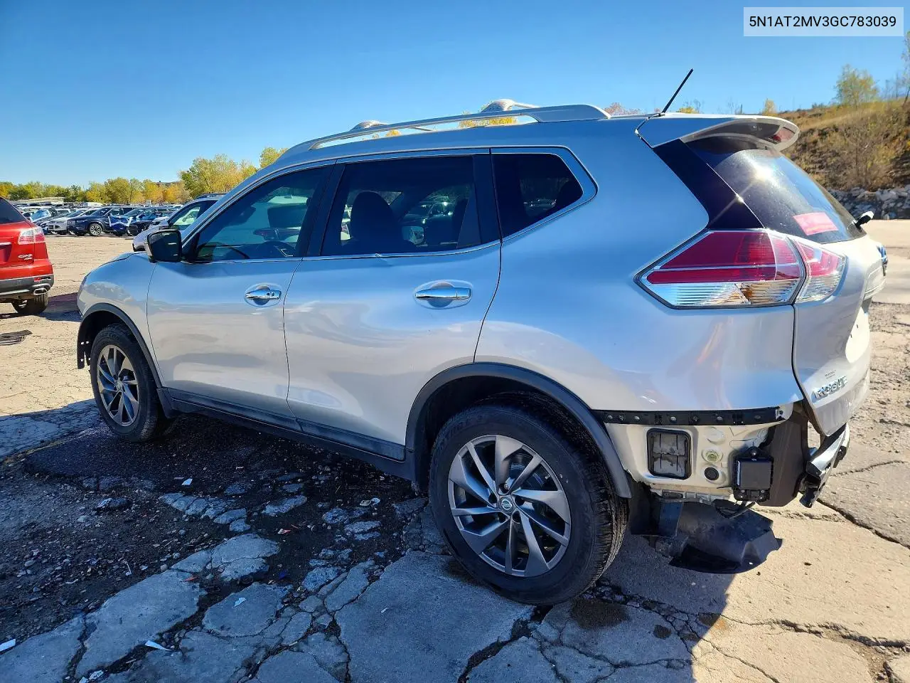 2016 NISSAN ROGUE VIN 5N1AT2MV3GC783039 — фото 2