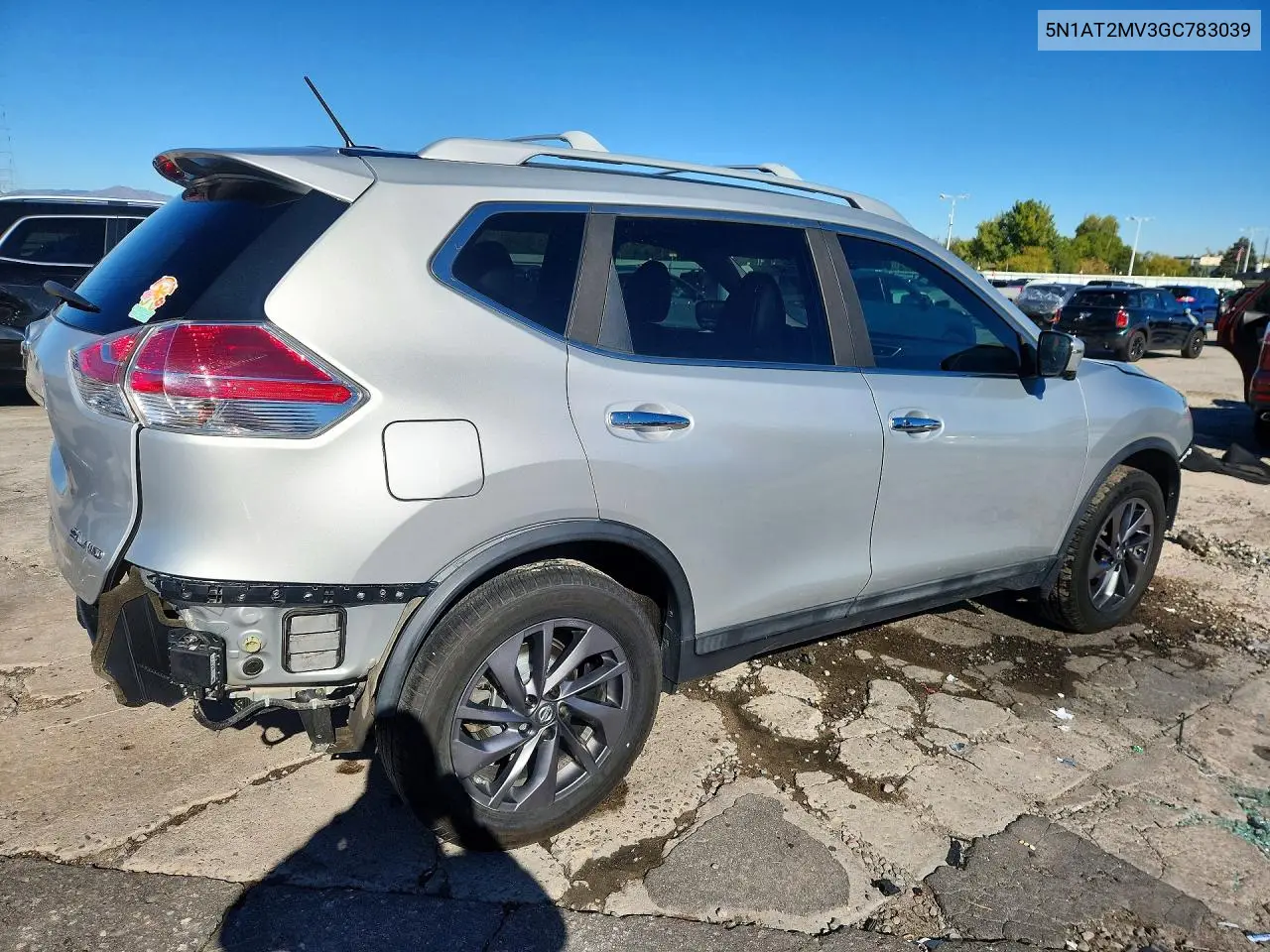 2016 NISSAN ROGUE VIN 5N1AT2MV3GC783039 — фото 3