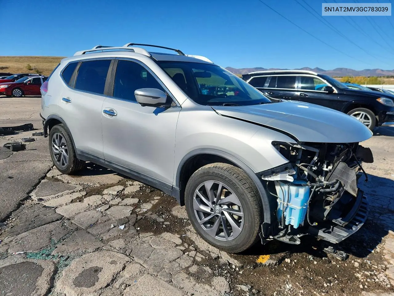 2016 NISSAN ROGUE VIN 5N1AT2MV3GC783039 — фото 4