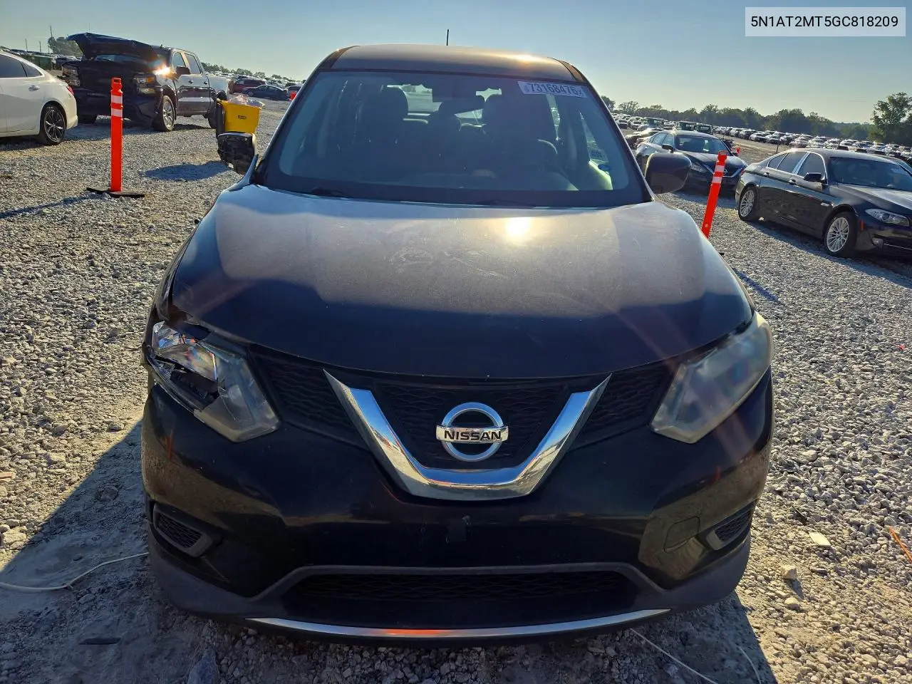 2016 NISSAN ROGUE VIN 5N1AT2MT5GC818209 — фото 5
