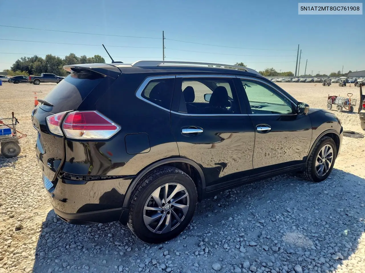 2016 NISSAN ROGUE VIN 5N1AT2MT8GC761908 — фото 3