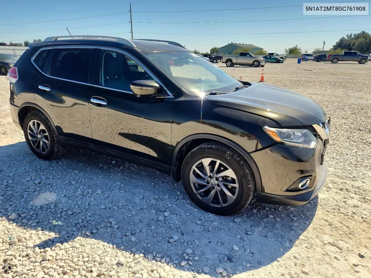 2016 NISSAN ROGUE VIN 5N1AT2MT8GC761908 — фото 4