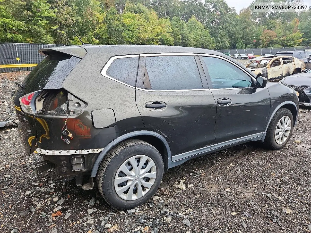 2016 NISSAN ROGUE VIN KNMAT2MV8GP723397 — фото 3