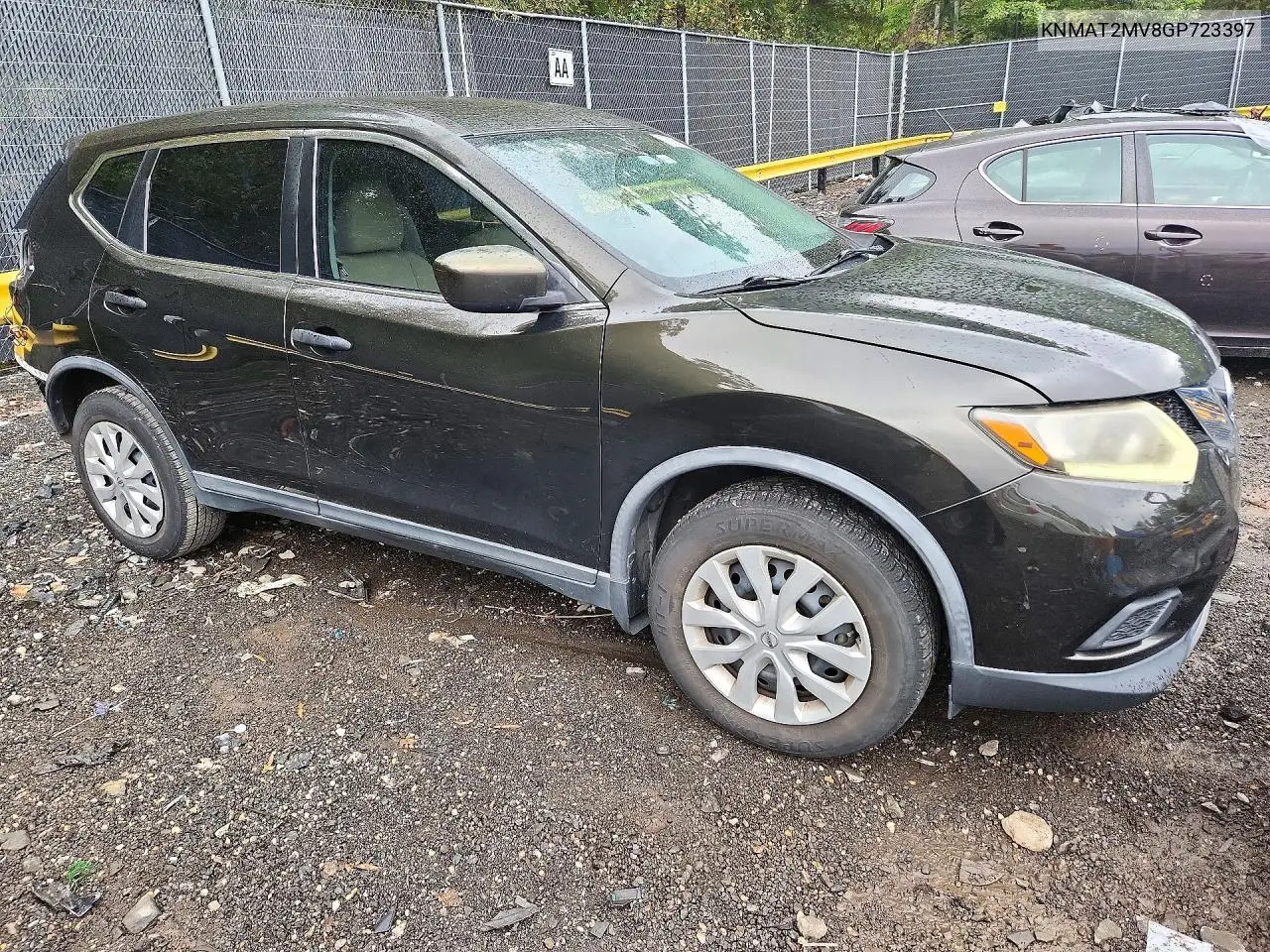 2016 NISSAN ROGUE VIN KNMAT2MV8GP723397 — фото 4