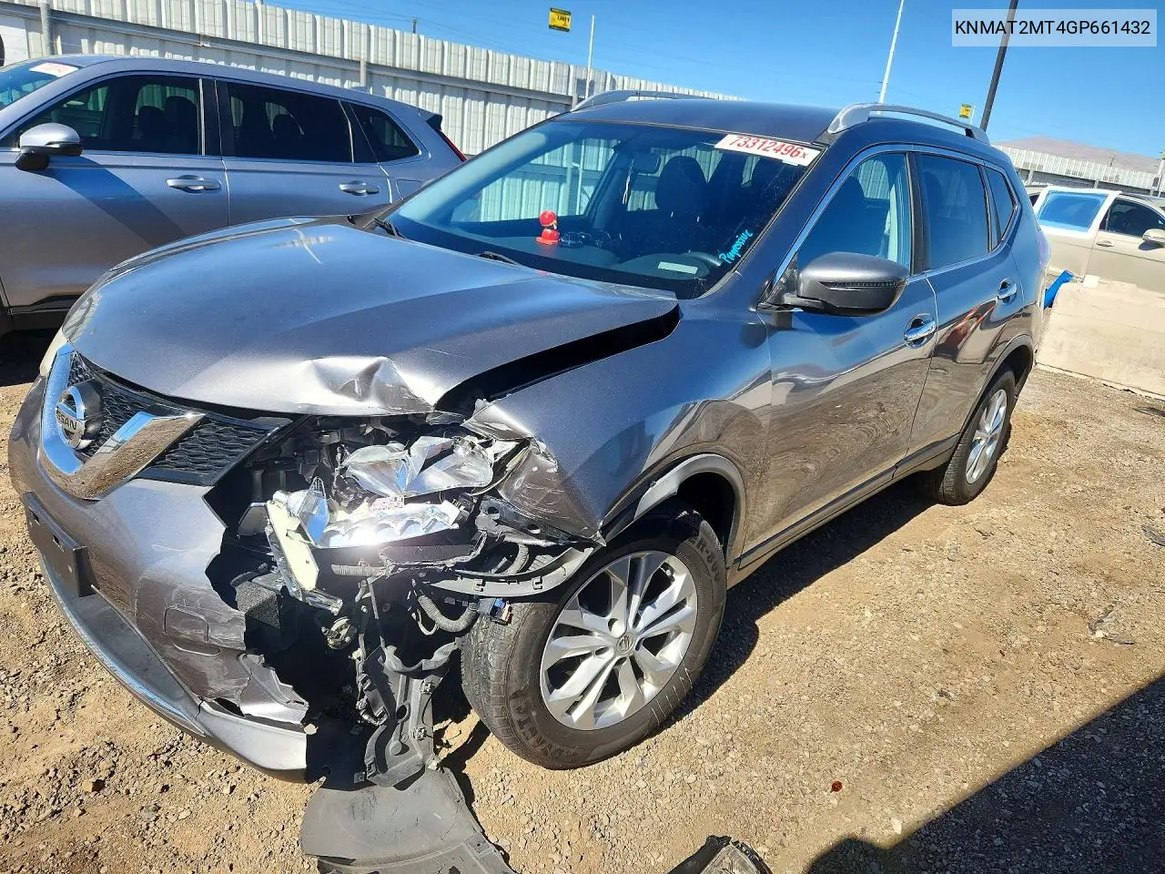 NISSAN ROGUE 2016, VIN KNMAT2MT4GP661432